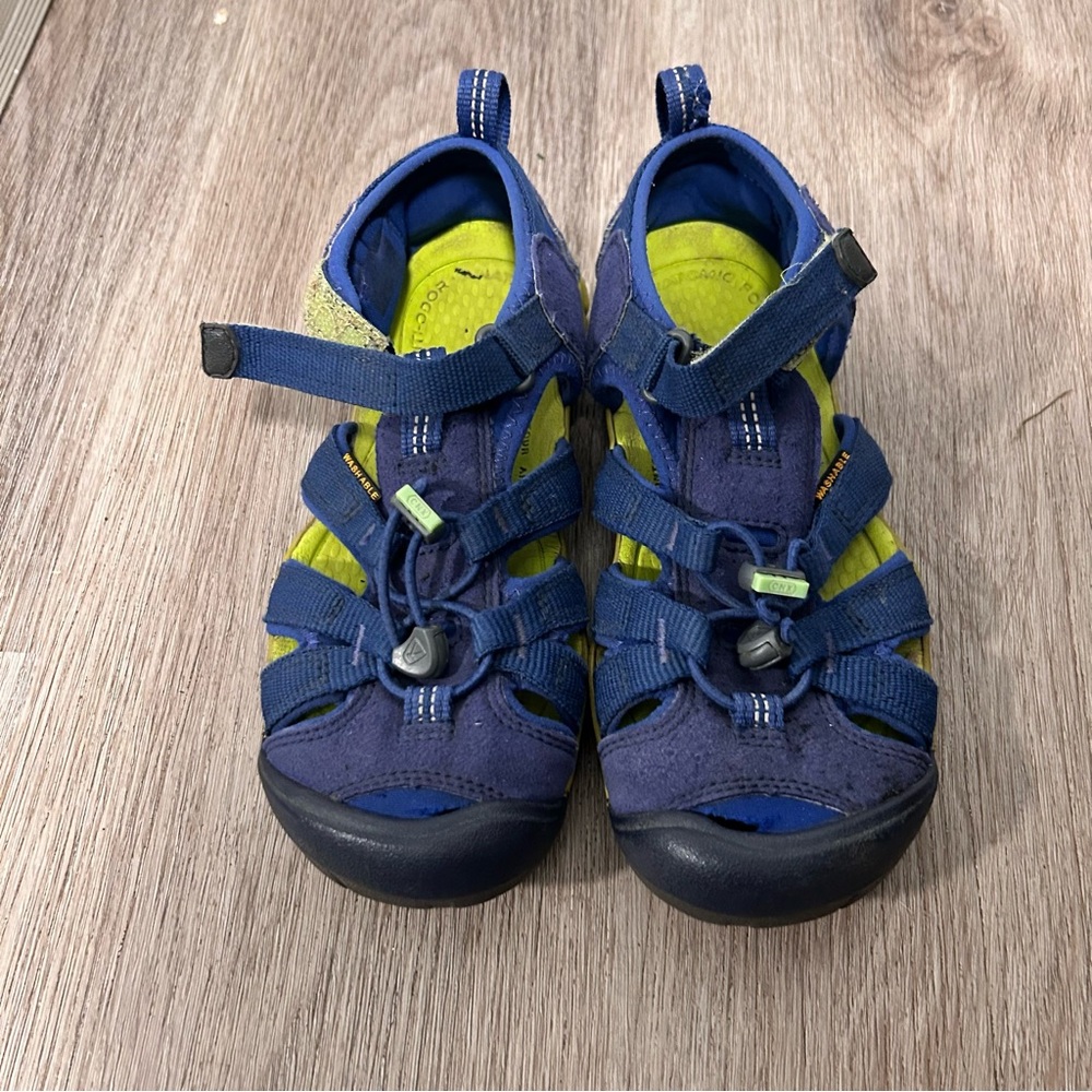 KEEN Sandals Water Sand‎ Hiking Blue Size 3 Youth Unisex Small Flaw